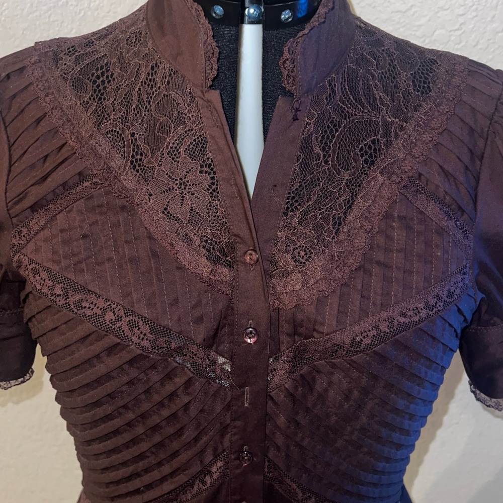 Bebe Button Down Top - image 1